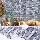 10M Living Room Kitchen Bathroom Waterproof Wall Sticker Home Decor Removable Vinyl PVC Brick Stone Self Adhesive Wallpaper