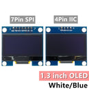 RoHS 1,3-Zoll-OLED-Modul weiß/blau SPI/IIC I2C Farbe kommunizieren 128 x 64 1,3-Zoll-OLED-LCD-LED-Anzeigemodul 1,3-Zoll-OLED-Modul