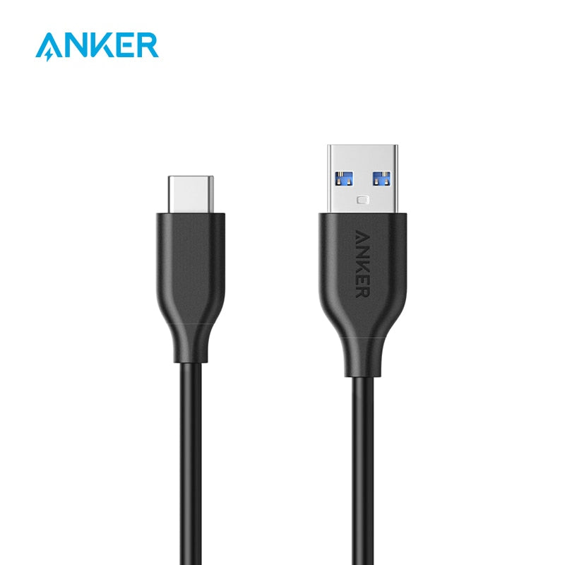 Anker USB C Cable Powerline USB C a USB 3.0 Cable con resistencia pull-up de 56k Ohm para Samsung iPad Pro Sony LG HTC, etc.