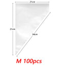 100 PCS Disposable Pastry Bag S/M/L Size Confectionery Bags For Cake Fondant Decorating Kitchen Baking Piping Bag Tools
