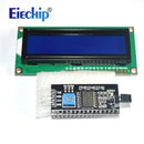 LCD-Anzeige LCD1602-Modul Blauer Bildschirm 1602 i2c LCD-Anzeigemodul HD44780 16x2 IIC-Zeichen 1602 5V für Arduino-LCD-Anzeige