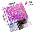 10pcs 15x20+4cm Rose Gold Bubble Envelop/Rose Gold Foil Bubble Mailer for Gift Packaging & Wedding Favor Bag&Mailing Envelopes