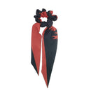 Anime Demon Slayer Cosplay Hair Ring Ribbon Nezuko Zenitsu Tanjirou Fashion Scrunchies Hair Accessories Girl Costume Props