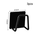 Storage Organizer Sponges Holder Self Adhesive Kitchen Supplies Non-slip Multi Purpose 304 Stainless Steel Sink Accessories