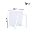 Storage Organizer Sponges Holder Self Adhesive Kitchen Supplies Non-slip Multi Purpose 304 Stainless Steel Sink Accessories