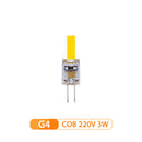 10pcs/lot COB LED G4 G9 E14 3W 6W Light Bulb AC 12V 220V LED Lamp Spotlight Chandelier Lighting Replace 30W 60W Halogen Lamps