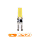 10pcs/lot COB LED G4 G9 E14 3W 6W Light Bulb AC 12V 220V LED Lamp Spotlight Chandelier Lighting Replace 30W 60W Halogen Lamps