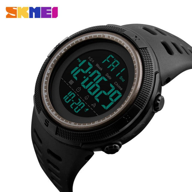 SKMEI Marke Männer Sportuhren Mode Chronos Countdown Wasserdichte LED Digitaluhr Mann Militär Armbanduhr Relogio Masculino