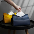 Leather Tissue Box Car Toilet Pumping box Home Living Room Decoration Bedroom Kitchen Desktop Nordic Large Storage Box Wholesale