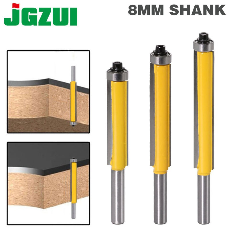 1 Stück 8 mm Schaft 2 "Flush Trim Router Bit mit Lager für Holz Hartmetallfräser für Holz Holzbearbeitungswerkzeuge