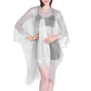 Tassel gold bikini cover up Sexy beach dress tunics for women beachwear 2021 Summer See through swimsuit cover-ups kaftan new