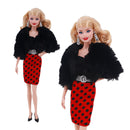 Fashion Elegant Barbies Dress + 1 Shoes Casual Wear For 11.8 Inch Barbie Clothes Accesorios Shoes,Toys For Girls,Birthday Gift