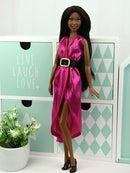 Fashion Elegant Barbies Dress + 1 Shoes Casual Wear For 11.8 Inch Barbie Clothes Accesorios Shoes,Toys For Girls,Birthday Gift