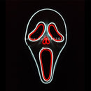 2021 Hot Sales Fashion LED Mask Luminous Glowing Halloween Party Mask Neon EL Mask Halloween Cosplay Mask Mascara Horror Maska
