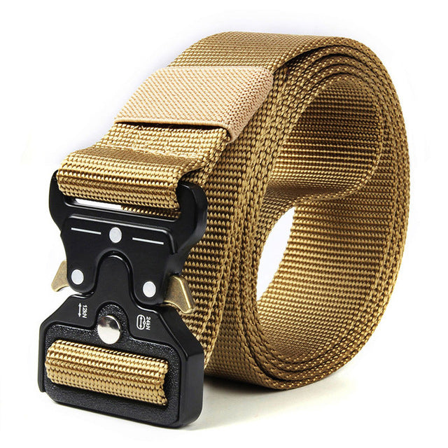 Men&#39;s Brand Military Tactical Belt Specially designed for the military&#39;s metal buckle adjustable belt free shipping