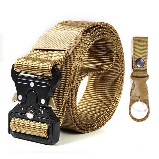 Cinturón táctico militar de marca para hombre especialmente diseñado para el cinturón ajustable con hebilla de metal militar envío gratis