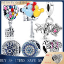 Hot Sale 100% Real 925 Sterling Silver Ariel Balloon Charm Fit Original Pandora Bracelet Making Fashion DIY Jewelry For Women