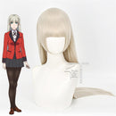 Kakegurui Yumeko Jabami Cosplay Wigs Long Black Straight Cosplay Wig Halloween Heat Resistant Synthetic Hair