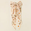 New Women Large Bow Hairpin Summer Chiffon Big Bowknot Stain Bow Barrettes Women Solid Color Ponytail Clip Hair Accessories