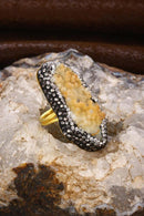 DR Stone Natural Stone Women 'S Quartz Ring 20 AR208