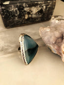 Anillo ajustable con piedra de ágata para mujer Dr Stone Natural Stone AHL23