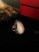 Anillo chapado en oro rosa con piedra ojo de gato para mujer Dr Stone Natural KRB227