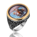 Silver Fatih Sultan Mehmed Male Ring