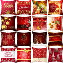 Pillowcase Christmas Cushion Cover Decorative Sofa Pillow Case Seat Car Throw Christmas Decoration Pillows Decor Home Decor