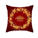 Pillowcase Christmas Cushion Cover Decorative Sofa Pillow Case Seat Car Throw Christmas Decoration Pillows Decor Home Decor