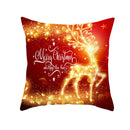 Pillowcase Christmas Cushion Cover Decorative Sofa Pillow Case Seat Car Throw Christmas Decoration Pillows Decor Home Decor