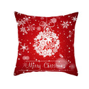 Christmas Cushion Cover Red Home Decor Sofa Pillow Case Cover Seat Car Throw Pillowcase Christmas 45*45 Pillows For Home