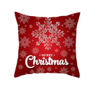 Christmas Cushion Cover Red Home Decor Sofa Pillow Case Cover Seat Car Throw Pillowcase Christmas 45*45 Pillows For Home