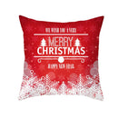 Christmas Cushion Cover Red Home Decor Sofa Pillow Case Cover Seat Car Throw Pillowcase Christmas 45*45 Pillows For Home