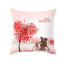 Cushion Cover Red Lovers Wedding Party Decorative Sofa Cover Case Seat Car Home Decor Throw Pillows 45x45cm Decor Home