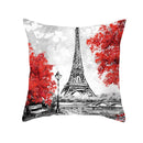 Cushion Cover Red Lovers Wedding Party Decorative Sofa Cover Case Seat Car Home Decor Throw Pillows 45x45cm Decor Home