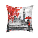 Cushion Cover Red Lovers Wedding Party Decorative Sofa Cover Case Seat Car Home Decor Throw Pillows 45x45cm Decor Home
