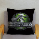 Pillow Cover Super Jurassic Park Dinosaur Print Throw Soft Plush Cushion Cover 45*45 Pillowcase Sofa Home Decor Cushion Covers