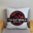 Pillow Cover Super Jurassic Park Dinosaur Print Throw Soft Plush Cushion Cover 45*45 Pillowcase Sofa Home Decor Cushion Covers
