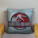 Pillow Cover Super Jurassic Park Dinosaur Print Throw Soft Plush Cushion Cover 45*45 Pillowcase Sofa Home Decor Cushion Covers