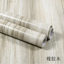 PVC Wood Grain Wallpaper Self Adhesive Waterproof Furniture Stickers Contact Paper Dormitory Kitchen Door Cabinet Desktop Decor