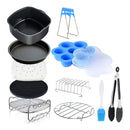 11 piezas de accesorios para freidoras de aire cuadradas, adecuadas para freidoras de aire, COSORI y otras freidoras y hornos de aire cuadrados