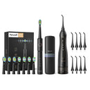 Fairywill Water Flossers for Teeth 300ML Oral Irrigator Rechargeable Portable Dental 3 Modes Water Tank Waterproof Teeth Cleaner