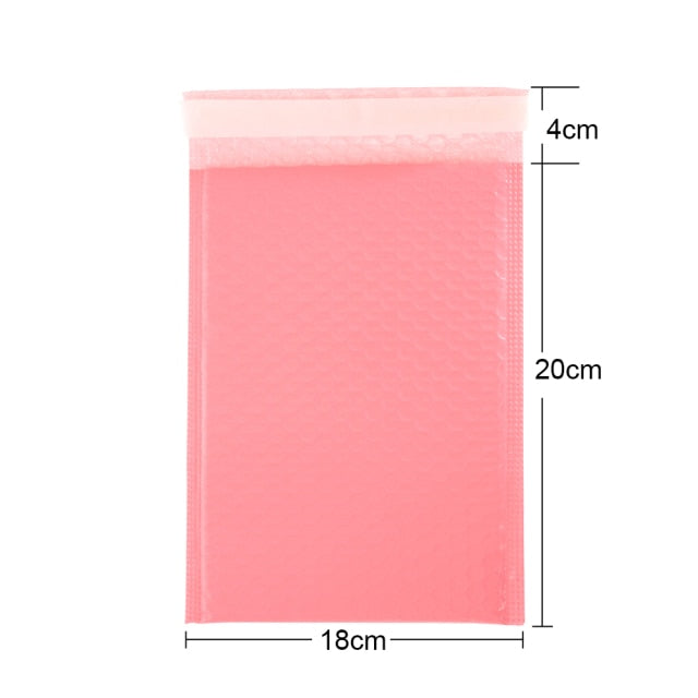 50pcs/Lot Pink Foam Envelope Bags Self Seal Mailers Padded Shipping Envelopes With Bubble Mailing Bag Shipping Gift Packages Bag