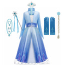 Frozen Girls Dress Elsa 2 Cosplay Costume Kids Fancy Children Gowns Princess  Vestidos Infantil Snow Queen Disney