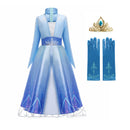 Frozen Girls Dress Elsa 2 Cosplay Costume Kids Fancy Children Gowns Princess  Vestidos Infantil Snow Queen Disney