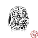 100% 925 Sterling Silber Feder Stammbaum Schneeflocken Junge baumeln Perlen passend für Original Pandora Charms Armbänder DIY Damen Schmuck