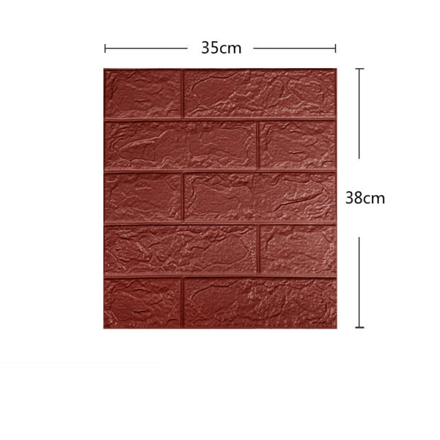 DIY pegatinas de pared 3D papel tapiz autoadhesivo hogar creativo TV Fondo espuma pared ladrillo decorativo impermeable pared pegatina