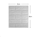 DIY Wall stickers 3D self-adhesive wallpaper Home creative TV Background foam wall brick decorative waterproof Wall Sticker