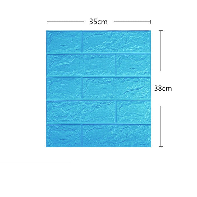 DIY pegatinas de pared 3D papel tapiz autoadhesivo hogar creativo TV Fondo espuma pared ladrillo decorativo impermeable pared pegatina