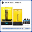 ANYCUBIC Photon Mono X 3D-Drucker 8,9 Zoll 4K Monochrom-LCD-UV-Harzdrucker 3D-Druck Hochgeschwindigkeits-APP-Steuerung SLA 3D-Drucker